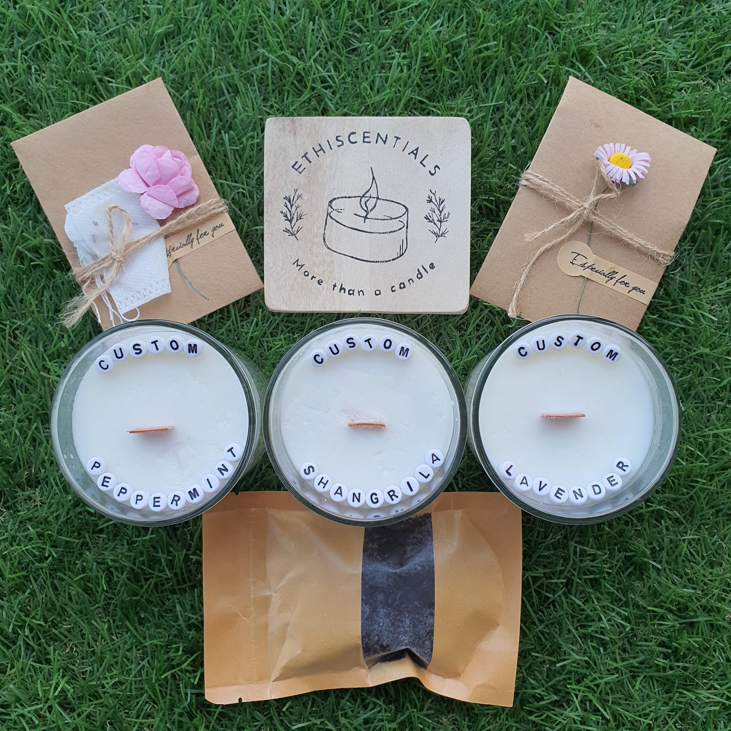 Customisable Beaded Candles